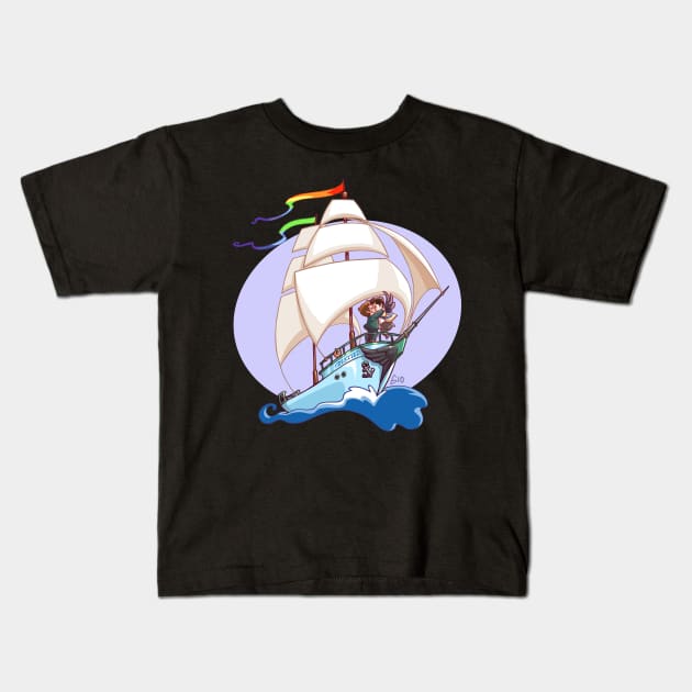 The Destiel Ship has sailed Kids T-Shirt by GioGui